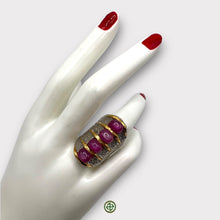 Ruby Solid Silver Ring