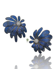 Sapphire Bloom Earrings