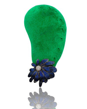 Sapphire Bloom Earrings