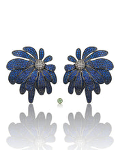 Sapphire Bloom Earrings