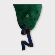 Sapphire Blue CZ Dangle Earrings