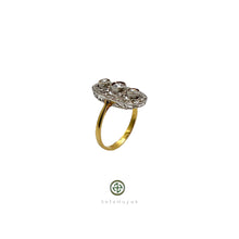 Shaker Diamond Cut Zirconia Ring