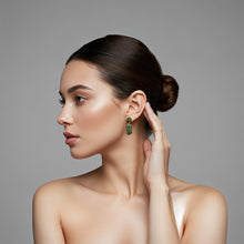 Skyfall Multi-Gemstone Green Earrings