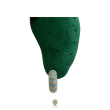 Snail Turquoise Zirconia Earrings