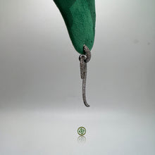 Snake White Zirconia Earrings