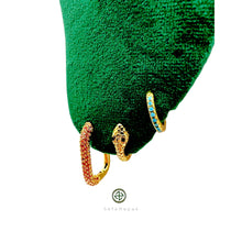 Square Pave Earrings