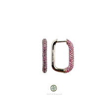 Square Pave Earrings