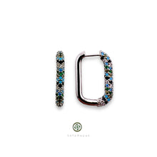 Square Pave Earrings