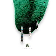 Square Pave Earrings