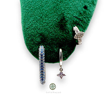 Square Pave Earrings