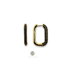 Square Pave Earrings