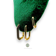 Square Pave Earrings