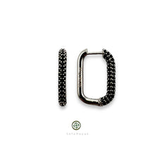 Square Pave Earrings