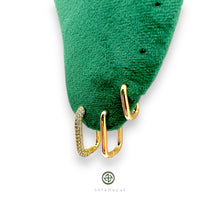 Square Pave Earrings