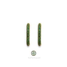 Square Pave Earrings