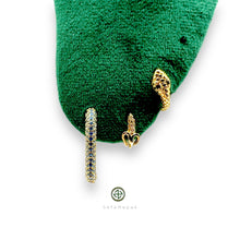 Square Pave Earrings