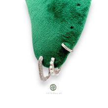 Square Pave Earrings