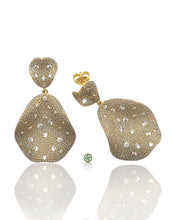 Stardust Glow Opal White Zirconia Earrings