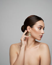 Stardust Glow Opal White Zirconia Earrings