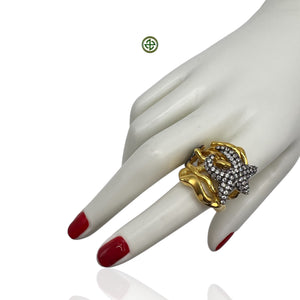 Starfish AAA Grade White Zirconia Ring