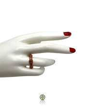 Stucky Ruby, Emerald & Amethyst Eternity Ring (Red Enamel)