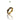 A gold vermeil ring with navy blue enamel and alternating ruby, emerald, and amethyst stones set around the band.