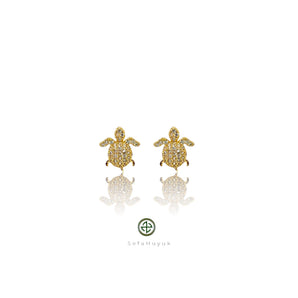 Stud Turtle Earrings