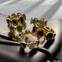 Green Tourmaline Eternity Ring