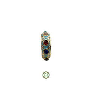 Turquoise Nine Gemstone Ring