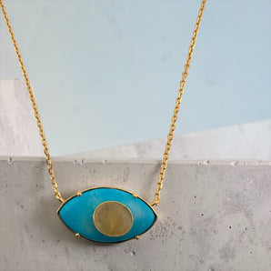 turquoise necklace
rutile quartz necklace
turquoise quartz necklace
eye necklace
statement necklace
summer jewelry
beach jewelry
layering necklace
gold plated necklace
gemstone necklace
boho necklace
vacation jewelry
resort jewelry
