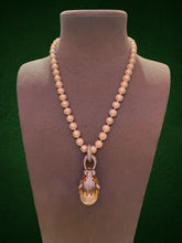 Baroque Pearl White Panther Pendant Necklace