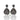 White Pave Annero Earrings