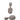 White Pavé Rose Gold Plated Drop Earrings