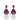 Wine Pink Annero Earrings