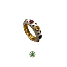 Zaynah Nine Gemstone Ring