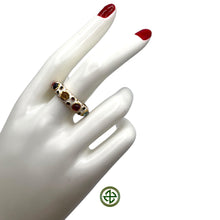 Zaynah Nine Gemstone Ring