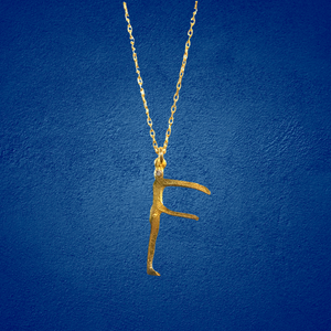 Yoga Letter F Necklace