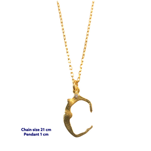 Celine alphabet sales necklace c