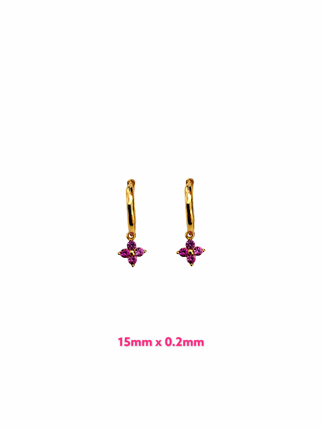 Flower Drop Earrings