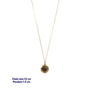 Brave Gold Coin Necklace