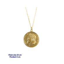 Napoleon III Gold Coin Necklace
