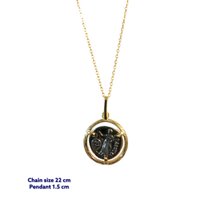 Brave Gold Coin Necklace