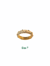 White Enamel Ruby-Emerald-Sapphire Multicolor Gemstones Ring