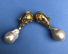 White zirconia clip on earrings