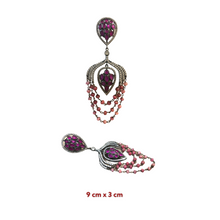 Tassel Ruby Earrings