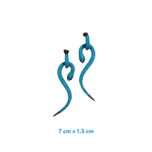 Classic Zirconia Snake Earrings