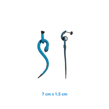 Classic Zirconia Snake Earrings