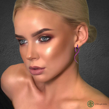 Classic Zirconia Snake Earrings