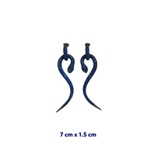 Classic Zirconia Snake Earrings