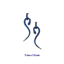 Classic Zirconia Snake Earrings